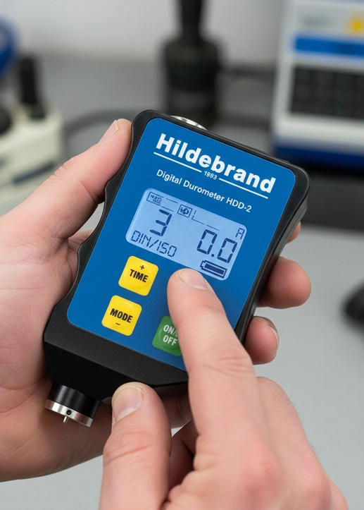Hildebrand HDD-2 – cyfrowy twardościomierz Shore'a (durometr)