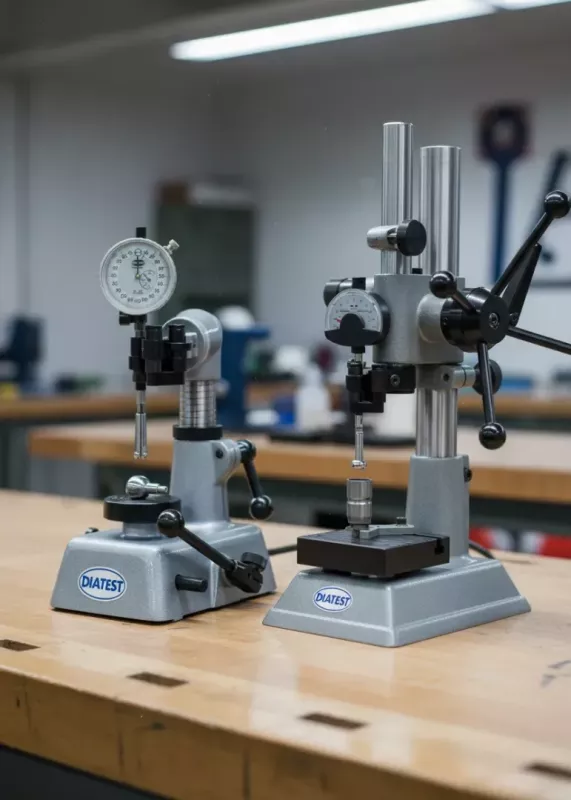 Statywy DIATEST – komfort pracy bez szukania zwrotu; rekomendowane uchwyty pływające