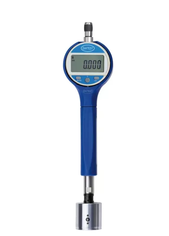 Cyfrowy czujnik Diatest z&nbsp;głowicą do pomiaru średnicy wewnętrznej koła zębatego (Mi).