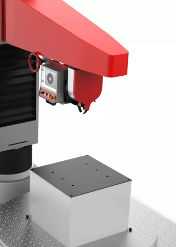 Głowica pomiarowa i&nbsp;panel sterowania twardościomierza Brinella Easy Flag 3000 ATI