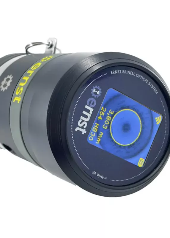 Skaner odcisków Brinella Ernst e-Brio WL – podgląd odcisku i&nbsp;pomiar twardości