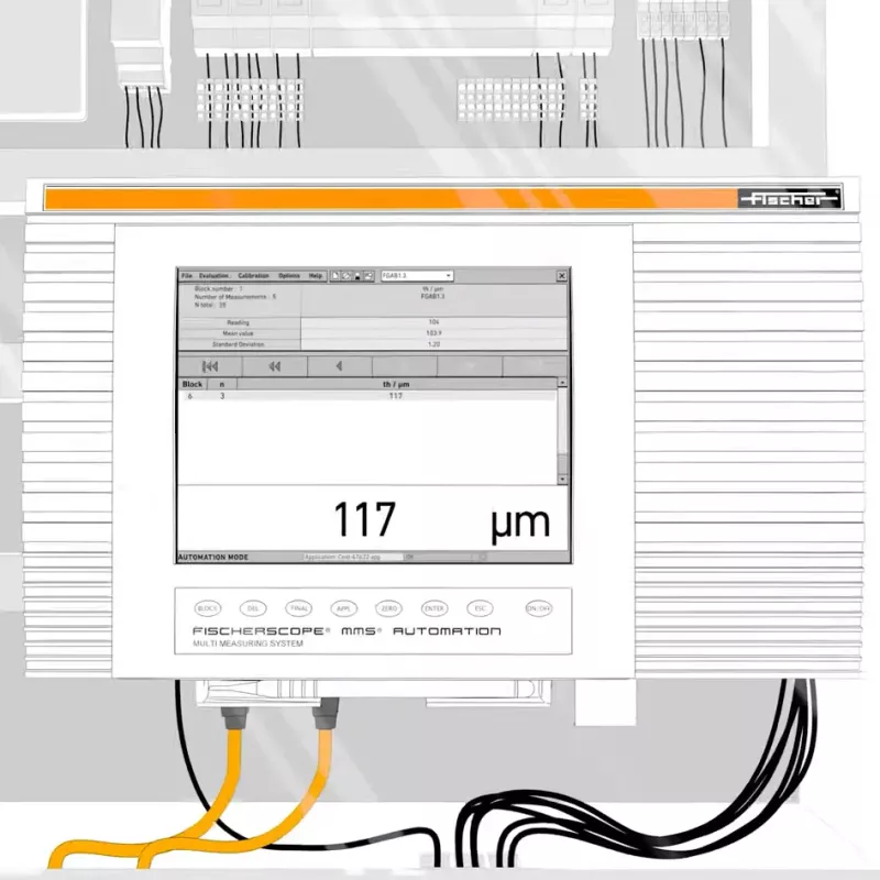 MMS Automation w&nbsp;szafie sterowniczej – system do pomiaru grubości powłok