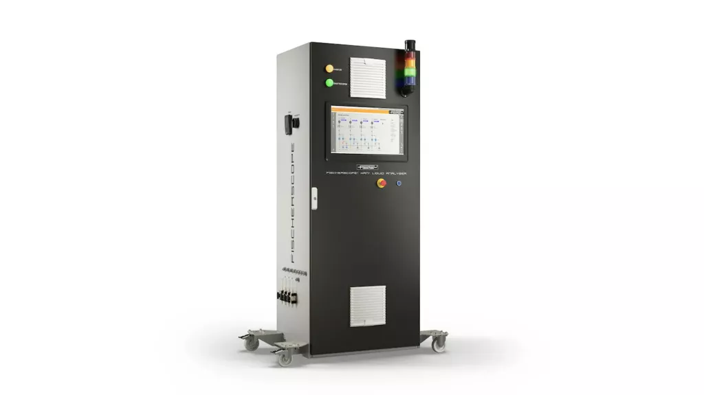 FISCHERSCOPE XAN Liquid Analyzer – analiza cieczy, widok frontowy