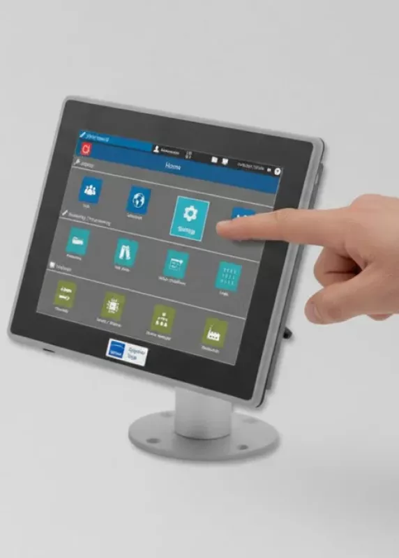 Urządzenie Gageline Vega z&nbsp;ekranem dotykowym do zastosowań przemysłowych