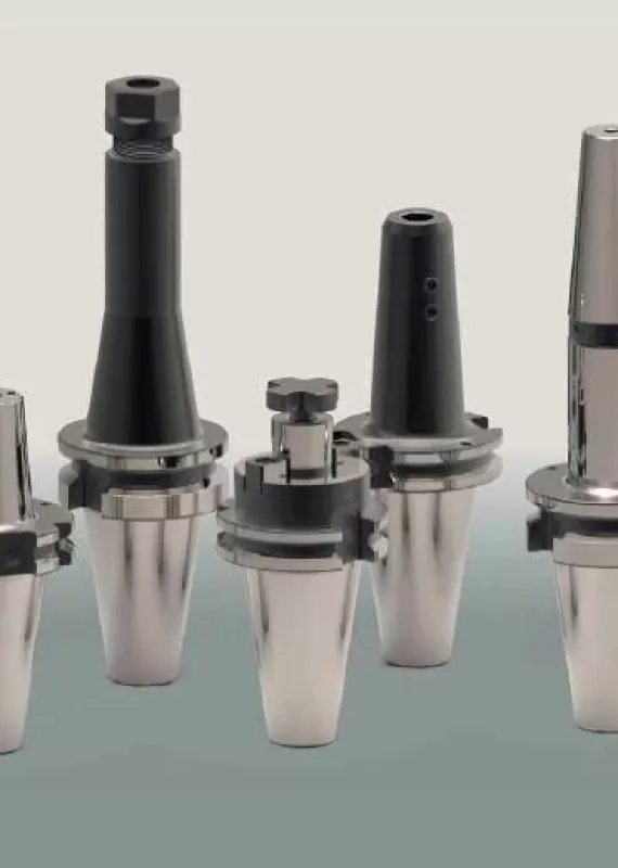 Oprawki SK, PSC i&nbsp;HSK prezentowane przy ustawiaczu narzędziowym Kelch KENOVA Set Line V244