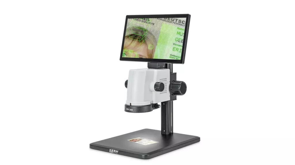 Mikroskop wideo Kern OIV-345 z wyświetlaczem LCD do kontroli jakości