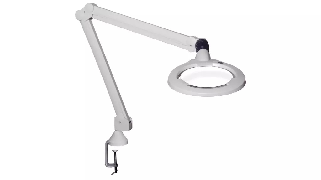 Lampa z lupą Luxo CIRCUS LED na ramieniu przegubowym