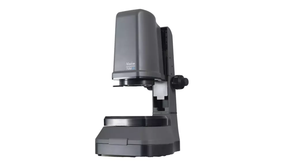 Widok frontowy mikroskopu pomiarowego FOV TVM20/TVM35 Vision Engineering