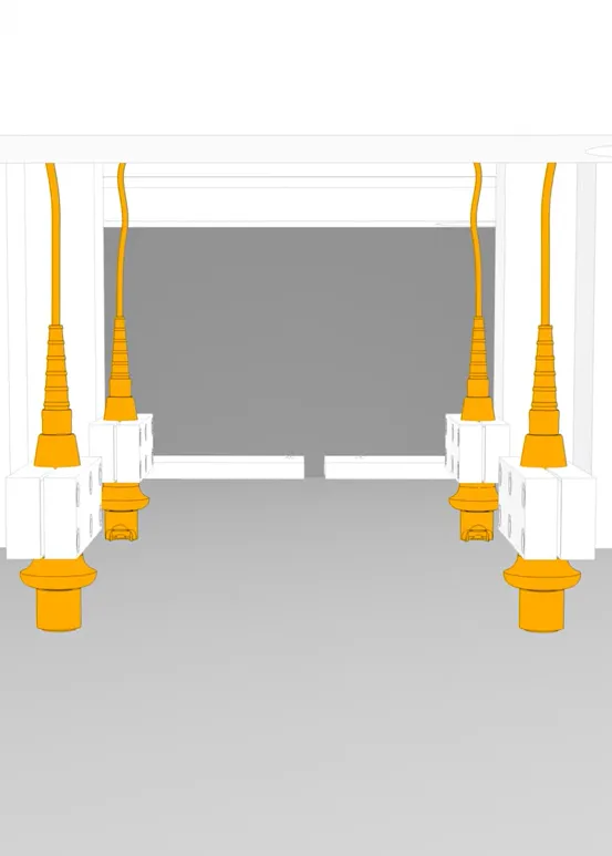 Okablowanie i&nbsp;podłączenia MMS Automation do automatycznego pomiaru grubości powłok