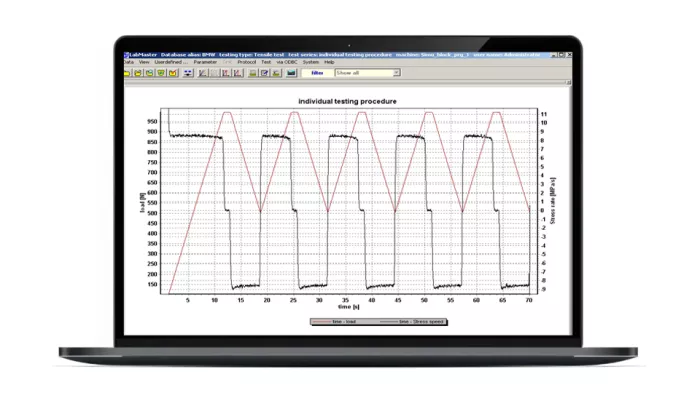 Oprogramowanie LabMaster do prób wytrzymałościowych na maszynach Inspekt