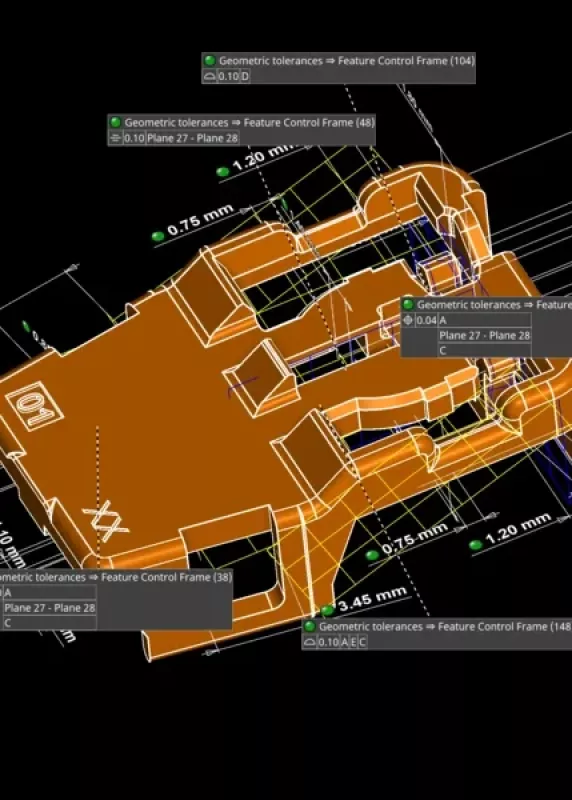 Metrologia przemysłowa 3D w&nbsp;Phoenix V|tome|x C450 z&nbsp;porównaniem CAD