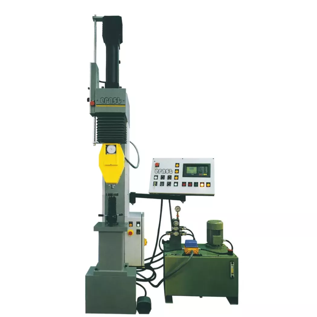 Automatyczny twardościomierz Brinella BRE-AUT z&nbsp;agregatem hydraulicznym – stanowisko pomiarowe