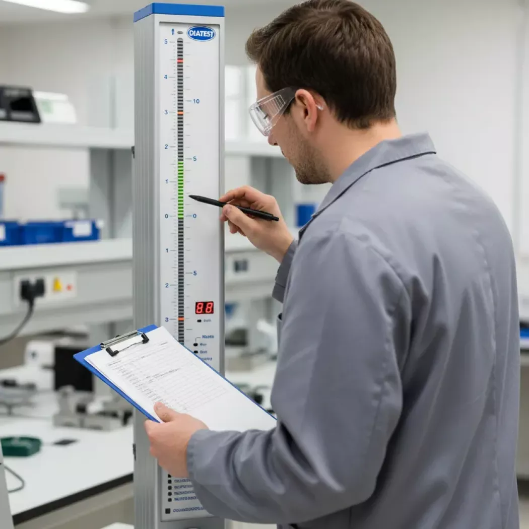 Operator kontroluje pomiary na kolumnie Diatron 2200 w&nbsp;laboratorium