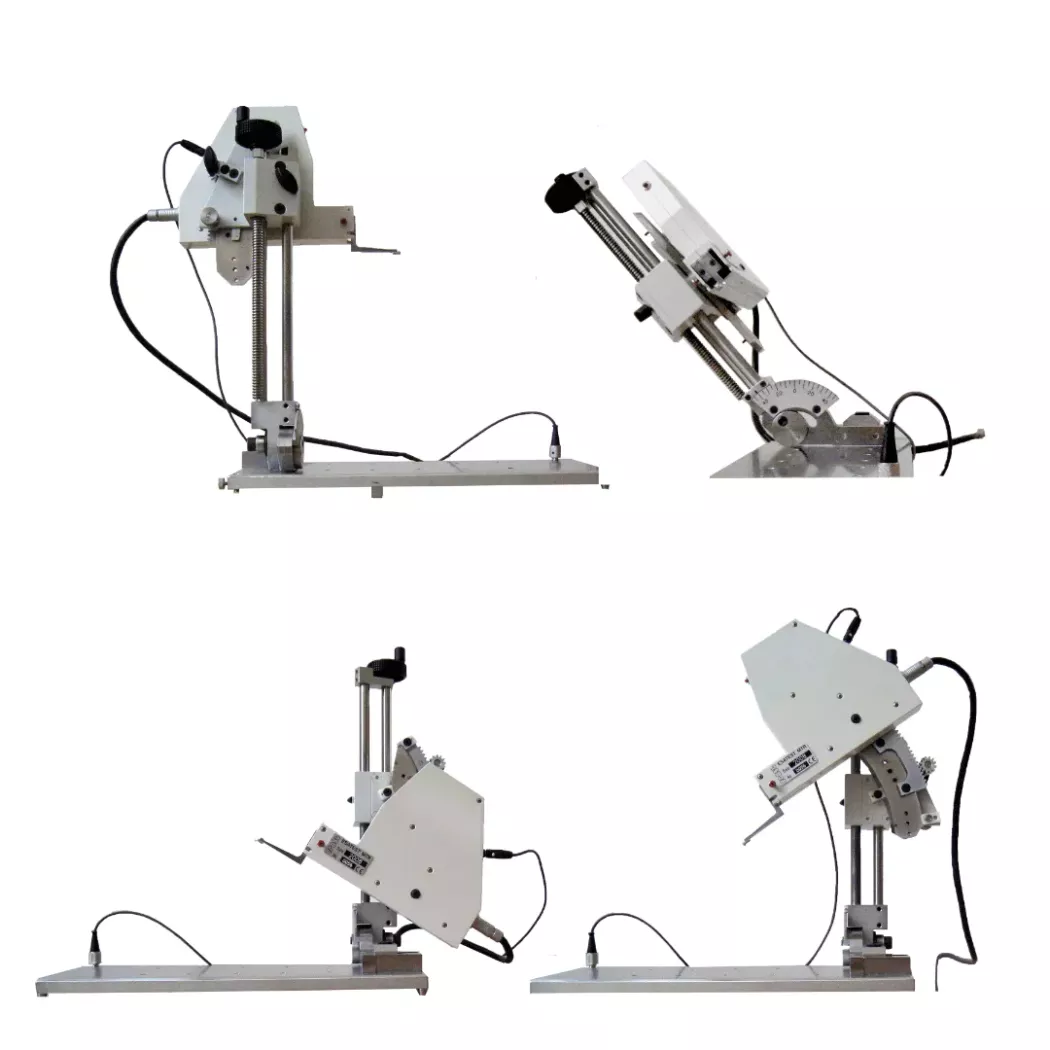 Różne konfiguracje ustawienia twardościomierza Esatest MTR-X Ernst do pomiaru twardości metali