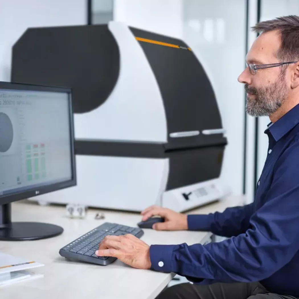 Analiza wyników pomiaru w&nbsp;oprogramowaniu FISCHERSCOPE X-RAY XDV-μ