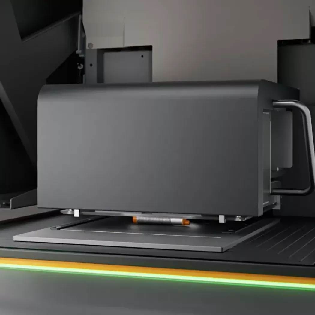 Podgląd komory pomiarowej FISCHERSCOPE XDAL do analizy powłok metodą XRF