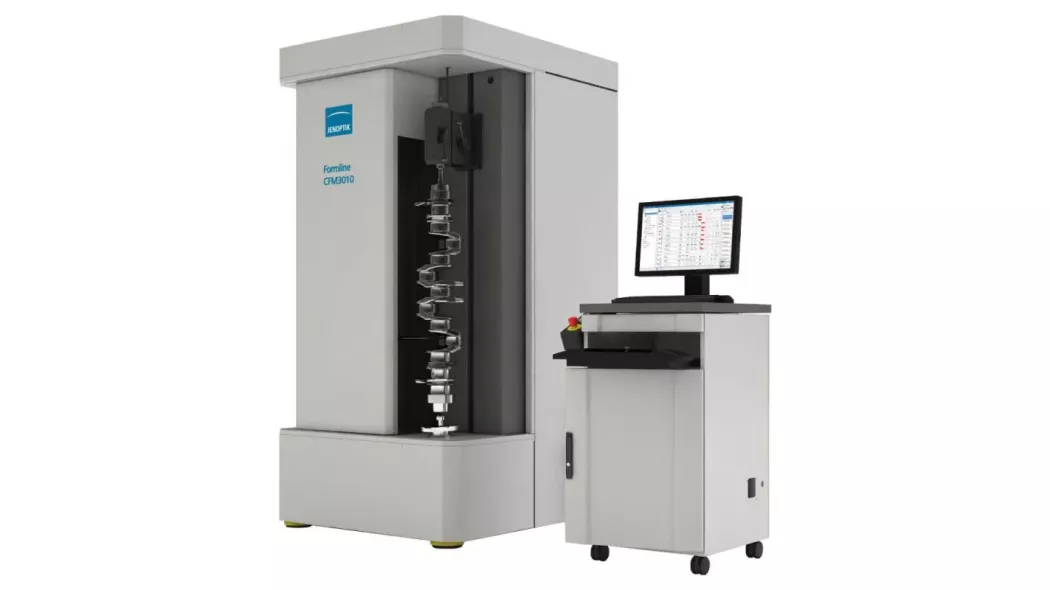 Automatyczna maszyna pomiarowa Formline CFM3010 z&nbsp;zamocowanym wałem korbowym