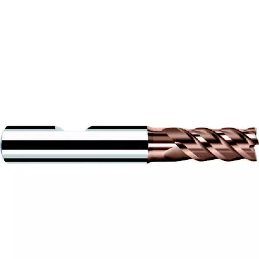 Frez palcowy Fraisa HX NVS w&nbsp;wersji standardowej z&nbsp;krótką szyjką – obróbka metalu CNC