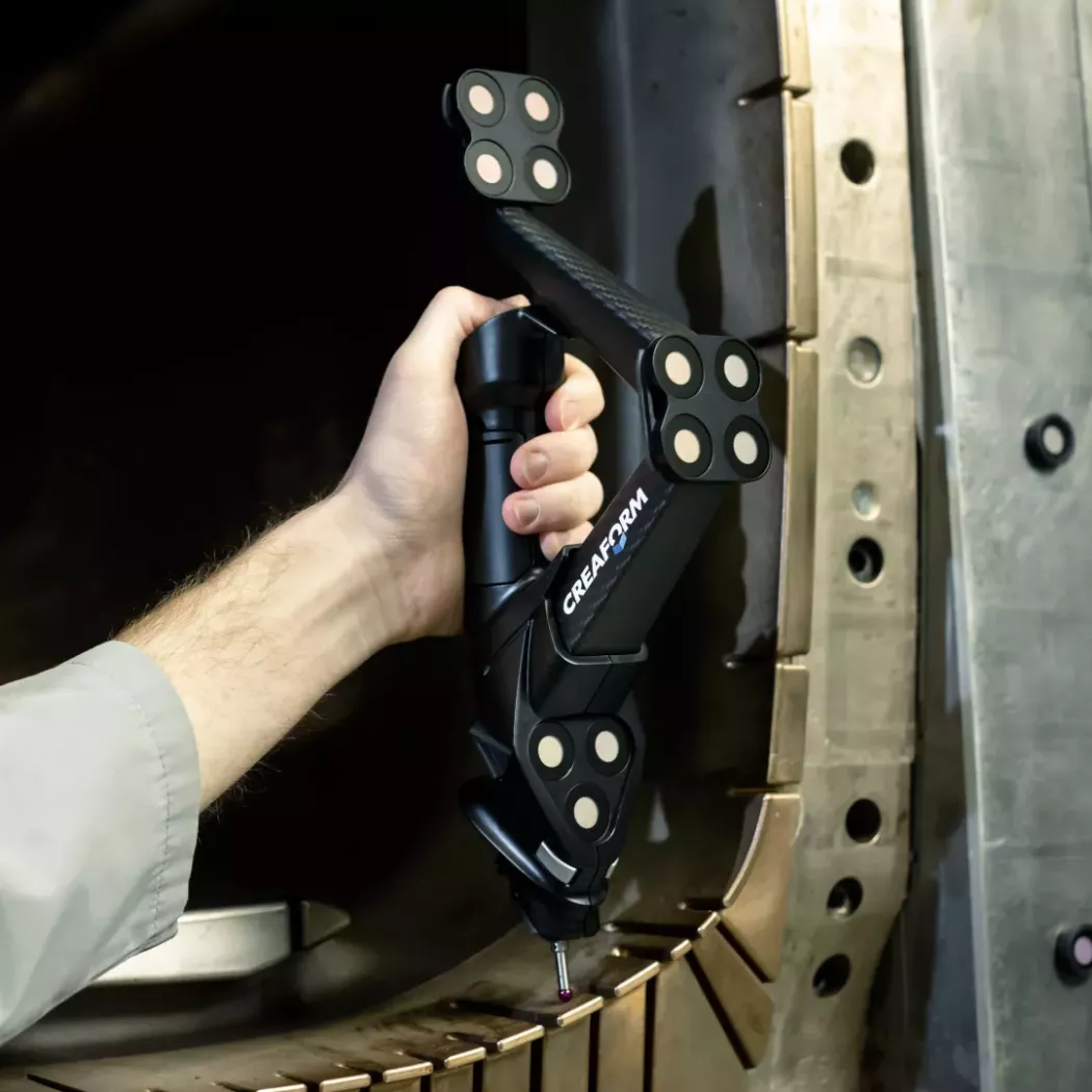 Pomiar formy przemysłowej za pomocą HandyPROBE NEXT Portable CMM