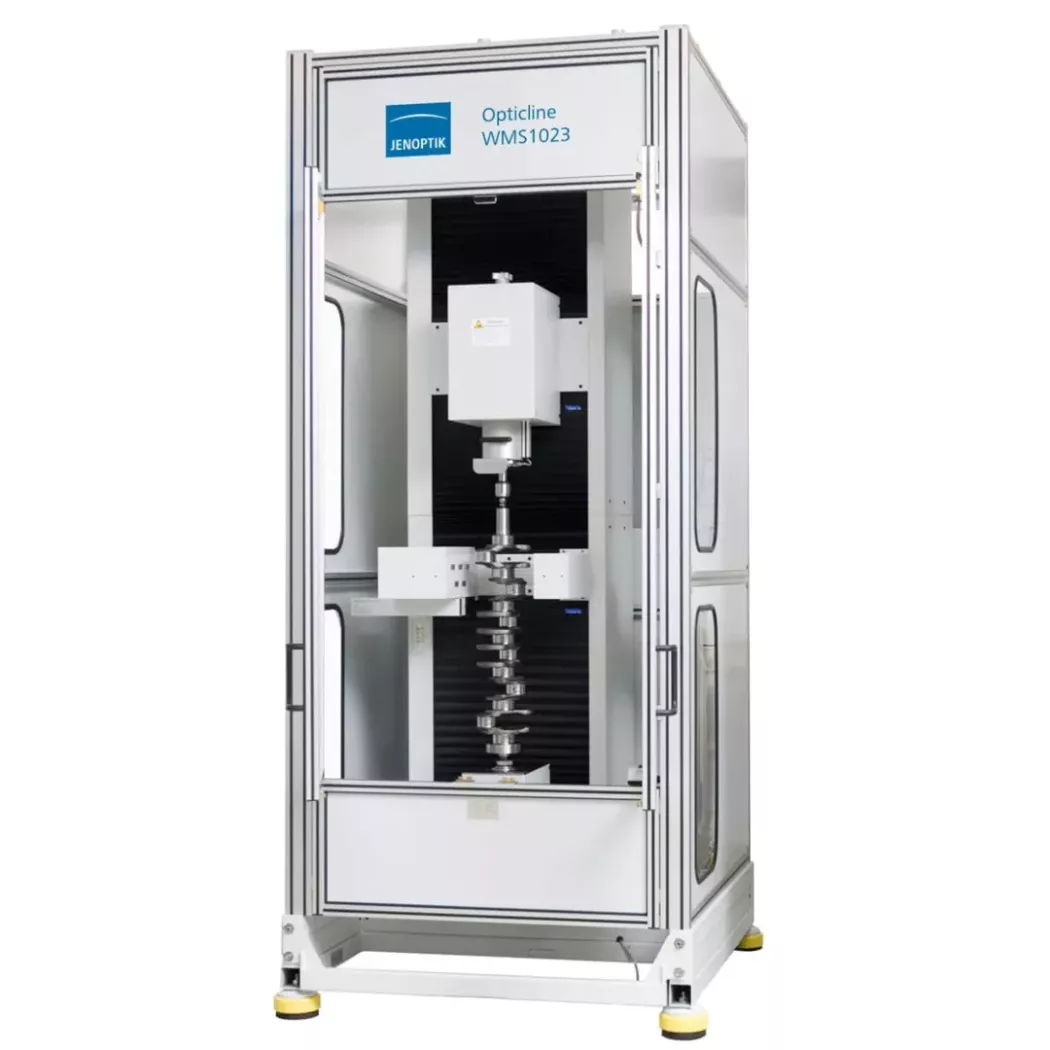 Optyczny system pomiarowy Opticline WMS 1023 firmy JENOPTIK do kontroli elementów obrotowych