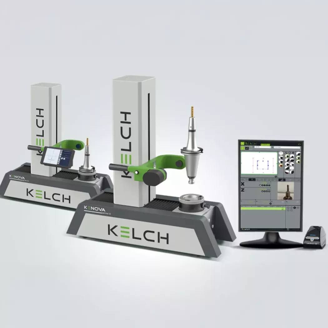 Ustawiacze narzędziowe Kelch KENOVA Set Line V244 Basic i&nbsp;Pro z&nbsp;monitorem i&nbsp;oprogramowaniem