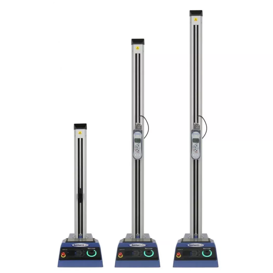 Porównanie trzech modeli testerów siły Mecmesin MultiTest-dV o&nbsp;różnych zakresach pomiarowych