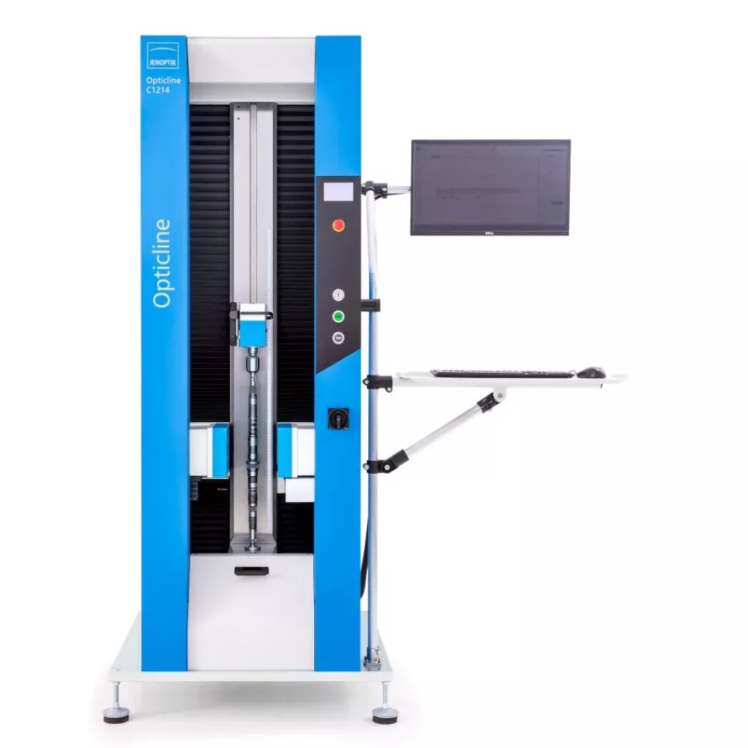 Maszyna pomiarowa Jenoptik Opticline C1214 z&nbsp;komputerem i&nbsp;wyświetlaczem