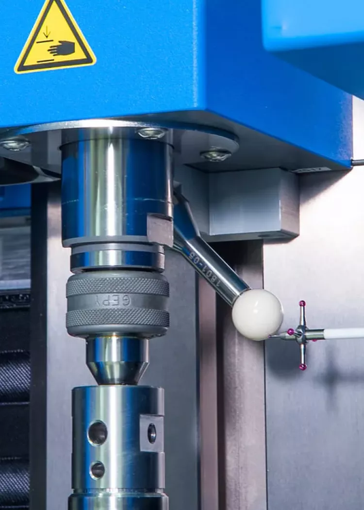 Proces kalibracji trójwymiarowej głowicy pomiarowej T3D w&nbsp;systemie Opticline