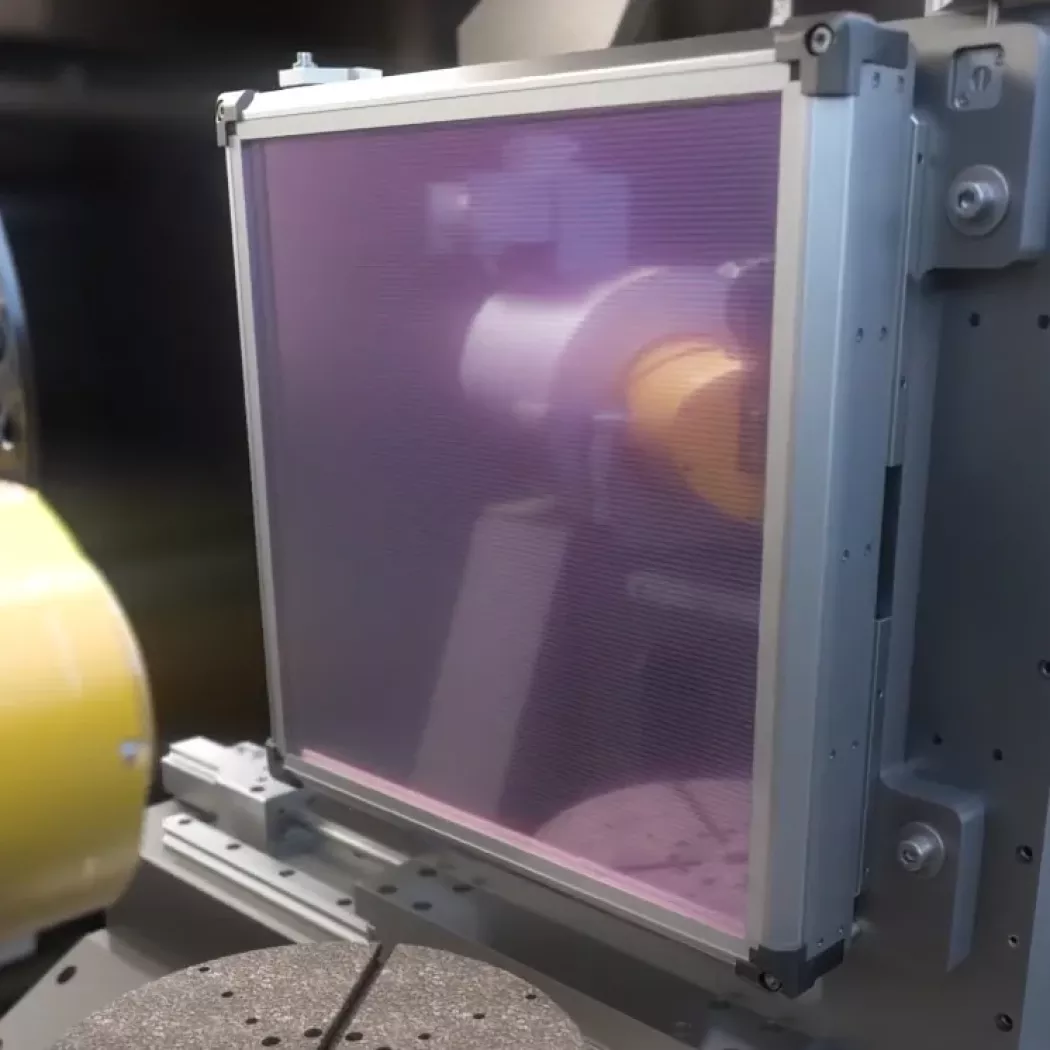 Detektor płaski mikrotomografu Phoenix V|tome|x M NEO do rejestracji obrazów CT