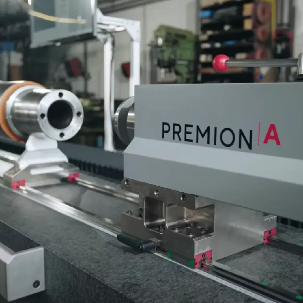 Głowica pomiarowa Premion A na granitowym łożu – precyzyjny automatyczny pomiar wałów