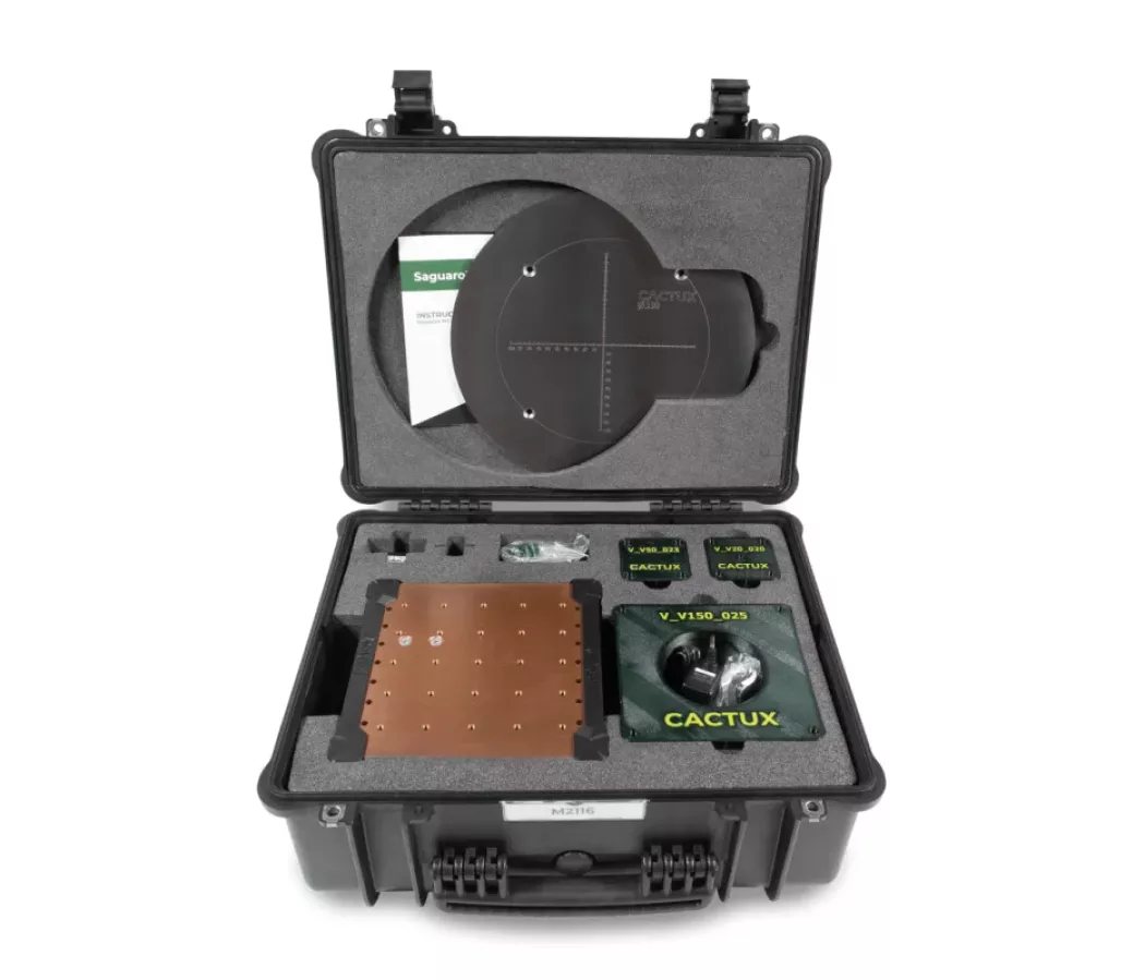 Kompletny zestaw SaguaroX M do tomografii komputerowej z&nbsp;walizką i&nbsp;akcesoriami