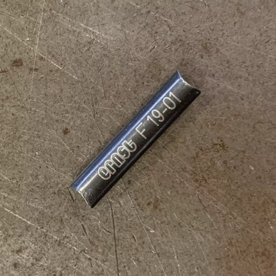 Kalibrowany wałeczek systemu STE do pomiaru twardości metodą Brinella