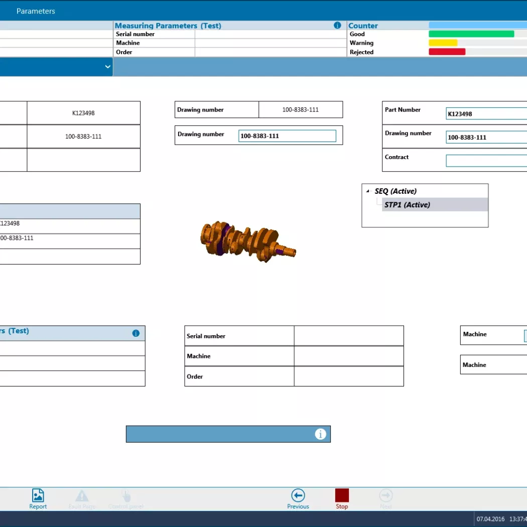 Widok modułu projektanta ekranów w&nbsp;systemie Tolaris Premium