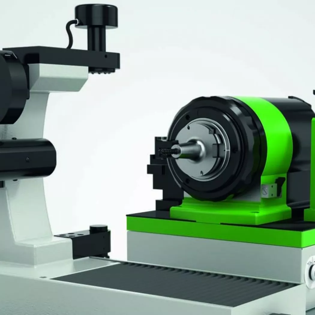 Zbliżenie głowicy pomiarowej w&nbsp;ustawiaczu narzędziowym KENOVA set line H3