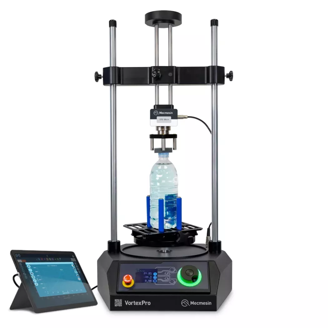 Stanowisko VortexPro Touch do automatycznych testów momentu obrotowego z panelem i czujnikiem ETS