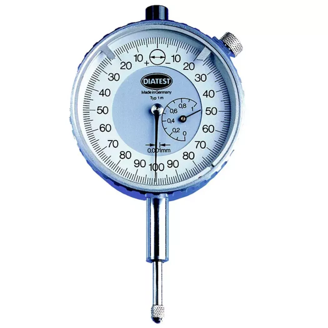 Wskaźnik analogowy DIATEST serii MU z&nbsp;podziałką 0,001 mm do współpracy ze średnicówkami Diatest