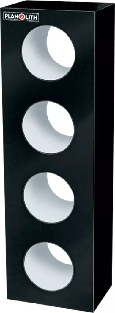 Wąski prostokątny wzorzec kąta z&nbsp;granitu z&nbsp;otworami – PLANOLITH